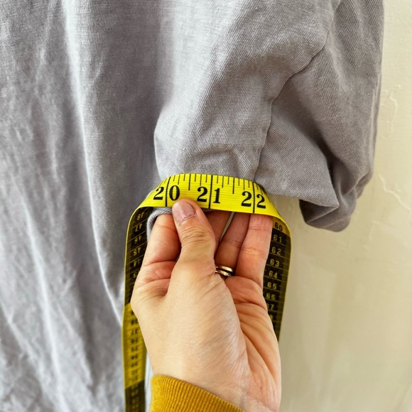 🤍 Madewell Purple Ringspun Cotton Relaxed Henley T Shirt Small 🤍 - Picture 5 of 9